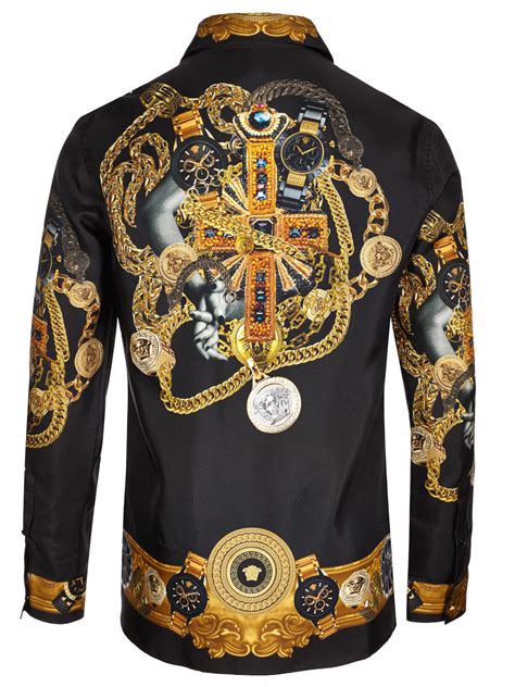 versace shirt ebay|Versace shirts for men sale.